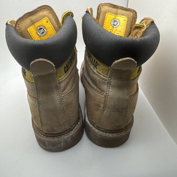 Caterpillar Steel Toe Boots Womens Size 10 Hiking Work Boots Oil Resistant - Picture 5 of 6